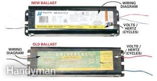 how to replace fluorescent lights ballast family handyman