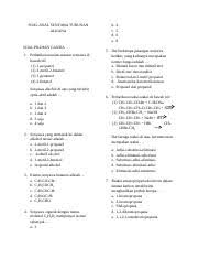 Soal pilihan ganda biologi tentang evolusi. Soal Senyawa Turunan Alkana Docx Soal Soal Senyawa Turunan Alkana Soal Pilihan Ganda 1 Perhatikan Macam Macam Senyawa Di Bawah Ini 1 2 Propanol 2 Course Hero