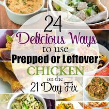If it's too spicy for you, just leave out the cayenne. 24 Delicious Ways To Use Prepped Or Leftover Chicken For The 21 Day Fix The Foodie And The Fix