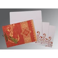 South indian kalamkari inspired wedding card front. South Indian Wedding Cards South Indian Cards