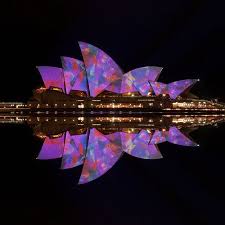 Vivid Sydney 2010 Lighting The Sails Sydney Opera House Reflection Edit Sydney Opera House Sydney Amazing Photography
