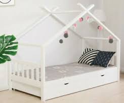 Ikea betten 120×200 schön 120 200 frisch sehr gehend od throughout von bett 120x200 mit schubladen bild. Kinderbett Design Hausbett 2 Schubladen Und Lattenrost In Weiss 90x200 Casiloo Ebay