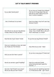 Let S Talk About Friends And Friendship Worksheet Free Esl Printable Worksheets Kindergarten Worksheets Conversation Cards Kindergarten Worksheets Printable