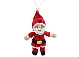 And perfect for boys or girls. Knitted Santa Christmas Decoration Eden Project Shop