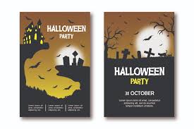 Download Halloween Layout Template Poster Vector Graphic By Vdashstudio Creative Fabrica SVG Cut Files