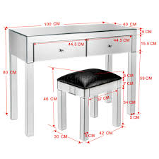 Dressing table storage dressing room decor bedroom dressing table dressing room design dressing tables modern dressing table designs dressing table vanity bedroom table home grand, spectacular statement piece. Foxhunter Mirrored Furniture Glass 2 Drawer Dressing Table Console Bedroom Mdt01 Ebay