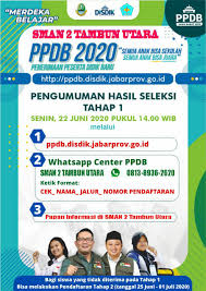 Akun ppdb jabar 2020 review terbaru. Pengumuman Ppdb Tahap 1 Sman 2 Tambun Utara