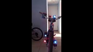 homemade bicycle police light kit