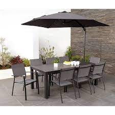 8 seater dining set garden patio table chairs aluminium weatherproof parasol big garden dining set patio dining set patio