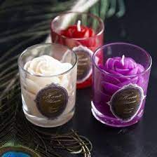 Set Of 3 Scented Rose Candles Rose Candle Candles Party Lite Candles