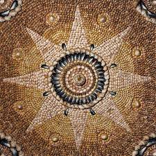 Shell mosaic in Abandoned Shell Grotto