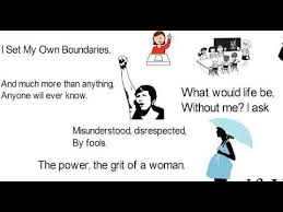 I Am A Woman Hear Me Roar An Inspirational Poem For Women Animated Inspirational Poems Poems Love Poems