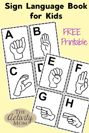 Once you have printed the black and white pages on plain printer paper, cut the pages in half before stapling the book together. The Activity Mom Language Alphabet Book For Kids Free Printable The Activity Mom