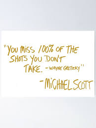 Every day we present the best quotes! The Office Michael Scott Quotes Wayne Gretzky 4 Quotes X