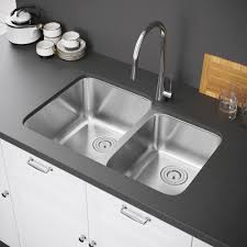 double bowl 60/40 undermount stainless