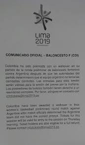Check spelling or type a new query. Juegos Panamericanos Lima 2019 Insolita E Increible Eliminacion De La Seleccion Femenina De Basquet Basquet La Voz Del Interior
