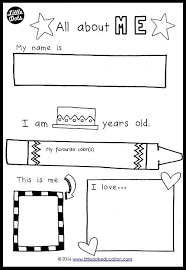 Free All About Me Preschool Theme Printable For Pre K Or Kindergarten Class All About Me Preschool Me Preschool Theme Preschool About Me