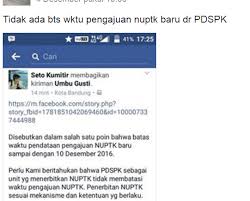 Nuptk adalah nomor unik pendidik dan tenaga kependidikan. Batas Akhir Pengajuan Nuptk Baru Secara Online Dejarfa Com