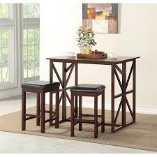 Better Homes Gardens Carrington Drop Leaf Counter Height Dining Set Small Table And Chairs Table And Chair Sets Counter Height Dining Sets