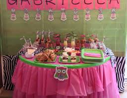 Our vibrant tableware features precious owls, cute flowers, and bright butterflies. Hot Pink Lime Green And Zebra Owl First Birthday Birthday Gabriella 1st Birthday Party Catch My Party
