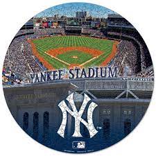 He returned to new york and yankee stadium after the season started. Yankee Stadium And Yankees Logo Puzzle