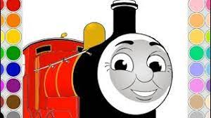 .scribblefun, coloring thomas the train, gordon the big engine coloring thomas and friends for kids images to, thomas the train coloring james click on the coloring page to open in a new window and print. Coloring James Train For Kids Drawing Animation Thomas And Friends Colouring Book Pages Youtube