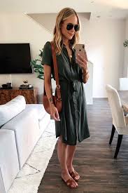 99 Affordable Shirt Dress Outfit Ideas For Spring And Summer To Have Shirt Dress Summer Sleeveless Dress Summer Olive Dress Outfit