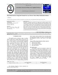  the original name was the se555 (metal can)/ne555 (plastic dip) start of the induction motor that would overcome all the drawbacks of star delta starter. Australian Journal Of Basic And Applied Sciences Star Delta Starter