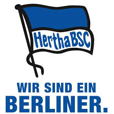 Einzigartige schwarzen hertha bsc hintergrund mit hertha logo und ein lieben herz von feuer und flammen (hd fussball wallpaper). Wandtattoo Hertha Logo Mit Schriftzug Hochformat Wall Art De