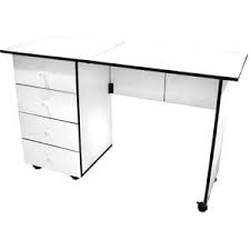 Sullivans 12575 Portable Sewing Machine 4 Drawer Cabinet Desk White Table Sewing Portabl Sewing Table Sewing Furniture Sewing Rooms