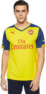 Fc arsenal 20182019 home football jersey camiseta soccer maglia shirt maillot. Amazon Com Puma Arsenal Fc Away Jersey Adult Empire Yellow Estate Blue Clothing
