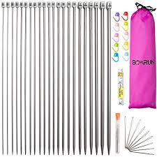 Maybe you would like to learn more about one of these? Bamboo Circular Knitting Needles Set 18 Pack With Plastic Tube 40 Inch Size 2 10mm Tape With Measure Sewing Scissor Plastic Sewing Needles Loching Stitch Markers Great For Stitch Diy Supplies Arts Crafts