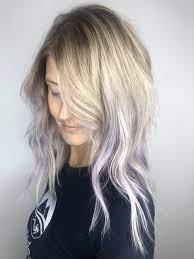 Purple Ombre Lavender Hair Blonde Hair Tips Lavender Hair Ombre