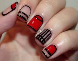 With party season approaching fast, it's time to add some great dark red lacquers to the mix. 45 Stylish Red And Black Nail Designs 2017