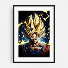 Satan's promise to not kill anybody. Amazon Com Noir Gallery Goku Dragonball Z 16 X 20 Art Print With Black Frame Matte Posters Prints
