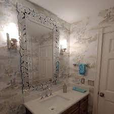 Featuring the most popular wallpapers for small bathrooms and design tips on how to make your tiny bathroom look bigger. Wallpaper Ideas For The Bathroom 2021 Bathroom Wallpaper Trends