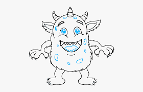 I bought this for my 8 year old nephew who loves scary things and really enjoys drawing. How To Draw Cartoon Monster Scary Monster Drawings Easy Hd Png Download Transparent Png Image Pngitem