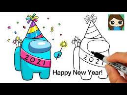 54 How To Draw Among Us Happy New Year Party Hat Youtube New Years Hat Happy New Happy New Year