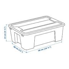 Samla Box Clear 15 X11x5 3 Gallon Ikea Cleaning Accessories Ikea Ikea Samla