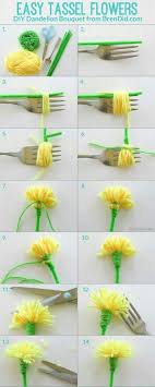 Basteln Mit Senioren Crafts Flower Crafts How To Make Tassels