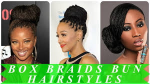 Not only are the braided hairstyles for short hair making waves in the fashion industry but they are easier to maintain. 20 Best Ideas About Box Braids Bun Hairstyles For Black Women Youtube