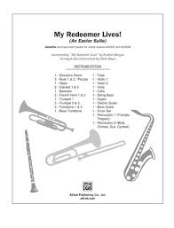 My Redeemer Lives Drums Mark Hayes Choral Pax Sheet