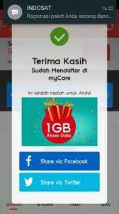 Hal pertama yang harus dipastikan adalah anda merupakan pengguna kartu perdana im3 indosat Cara Mendapatkan Kuota Gratis 1gb Indosat Ooredoo Paketaninternet Com