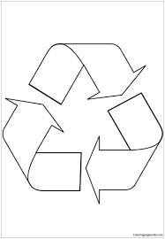Presented in this post earth day coloring pages are suitable for children of all ages from kindergarteners and preschoolers to teenagers. Recycle Symbol Coloring Pages Nature Seasons Coloring Pages Coloring Pages For Kids And Adults