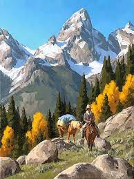 I Ve Packed In On Mountain Trails To Paint A Few Times And They Are Some Of My Fa Fall Landscape Painting Mountain Landscape Painting Canvas Painting Landscape