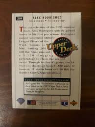 ✅ free delivery and free returns on ebay plus items! Mavin 1994 Ud Upper Deck 298 Alex Rodriguez Rc Mariners Rookie Card Classic Alumni