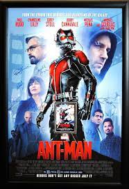 Evangeline lilly, paul rudd, michael douglas and others. Ant Man Signed Movie Poster Ant Man Full Movie Ant Man Movie Ant Man Film