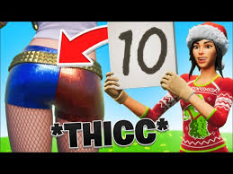 Fortnite thicc is not for kids continue at your own risk. Thicc Fortnite Fashion Show Skin Competition Thiccest Drip Emotes Wins 2 10 Youtube