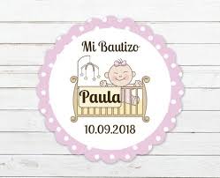 Además, si usas tus propias imágenes en el diseño, todo el proceso es completamente gratis. Etiquetas Detalles Para Bautizo