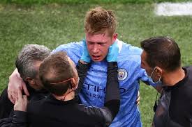 Une grave blessure pour leonardo spinazzola : Kevin De Bruyne Suffers Nose And Eye Socket Fracture